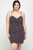 Plus Size Ditsy Floral Print On Mesh Fabric Cami Dress-41506 Plus Size Ditsy Floral Print On Mesh Fabric Cami Dress-41506