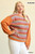 Novelty Knit And Solid Knit Mixed Loose Top With Drop Down Shoulder-41499 Novelty Knit And Solid Knit Mixed Loose Top With Drop Down Shoulder-41499
