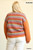 Novelty Knit And Solid Knit Mixed Loose Top With Drop Down Shoulder-41499 Novelty Knit And Solid Knit Mixed Loose Top With Drop Down Shoulder-41499