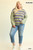 Novelty Knit And Solid Knit Mixed Loose Top With Drop Down Shoulder-41498 Novelty Knit And Solid Knit Mixed Loose Top With Drop Down Shoulder-41498