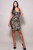 Spaghetti Strap Holiday Sequins Plunge Mini Dress-40980 Spaghetti Strap Holiday Sequins Plunge Mini Dress-40980