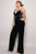 Samba Rhinestone Belt Velvet Jumpsuit-42686 Samba Rhinestone Belt Velvet Jumpsuit-42686