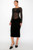 Velvet Sheer Contrast Holiday Midi Dress-43715 Velvet Sheer Contrast Holiday Midi Dress-43715