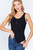 Sleeveless Henley Rib Knit Bodysuit       -49049 Sleeveless Henley Rib Knit Bodysuit       -49049