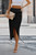 Solid Twist Wrap Assassin Fit Skirt-49123