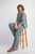 Mineral washed terry knit pants  -45065