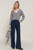 Back elastic straight woven long pants         -45063 Back elastic straight woven long pants         -45063