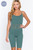 Round Neck Pointelle Detail Seamless Rib Romper-39348 Round Neck Pointelle Detail Seamless Rib Romper-39348
