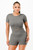 Ribbed Seamless T-shirt And Bike Shorts Set          -50225 Ribbed Seamless T-shirt And Bike Shorts Set          -50225