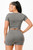 Ribbed Seamless T-shirt And Bike Shorts Set          -50225 Ribbed Seamless T-shirt And Bike Shorts Set          -50225