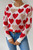 Round Neck Heart Shape Pearl Beads Knit Sweater-50641 Round Neck Heart Shape Pearl Beads Knit Sweater-50641