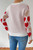 Round Neck Heart Shape Pearl Beads Knit Sweater-50641 Round Neck Heart Shape Pearl Beads Knit Sweater-50641