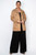 Double-breasted Notch Belted Coat-44843 Double-breasted Notch Belted Coat-44843