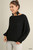 Puff Sleeve Boat Neck Sweater-36850 Puff Sleeve Boat Neck Sweater-36850