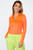 Mock Neck Zip Front Crop Top-36377 Mock Neck Zip Front Crop Top-36377