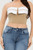Front Fold-over Color Contrast Tube Top     -48830 Front Fold-over Color Contrast Tube Top     -48830