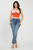 Front Fold-over Color Contrast Tube Top     -48827 Front Fold-over Color Contrast Tube Top     -48827