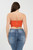 Front Fold-over Color Contrast Tube Top     -48827 Front Fold-over Color Contrast Tube Top     -48827