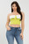 Front Fold-over Color Contrast Tube Top     -48829 Front Fold-over Color Contrast Tube Top     -48829