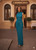 Sleeveless Turtle Neck Drape Maxi Dress-56061