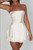 Solid Backless Lace Up Tube Fit Mini Dress-49855