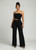 Modern Jumpsuit,ruched Bandeau-style     -55756