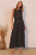 Ink Spot Sleeveless Bubble Jumpsuit        -54996