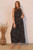 Ink Spot Sleeveless Bubble Jumpsuit        -54996
