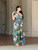 Satin Floral Cut Out Straight Leg Jumpsuit-54053