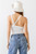 Ribbed V Strap Back Bodysuit-42115 Ribbed V Strap Back Bodysuit-42115