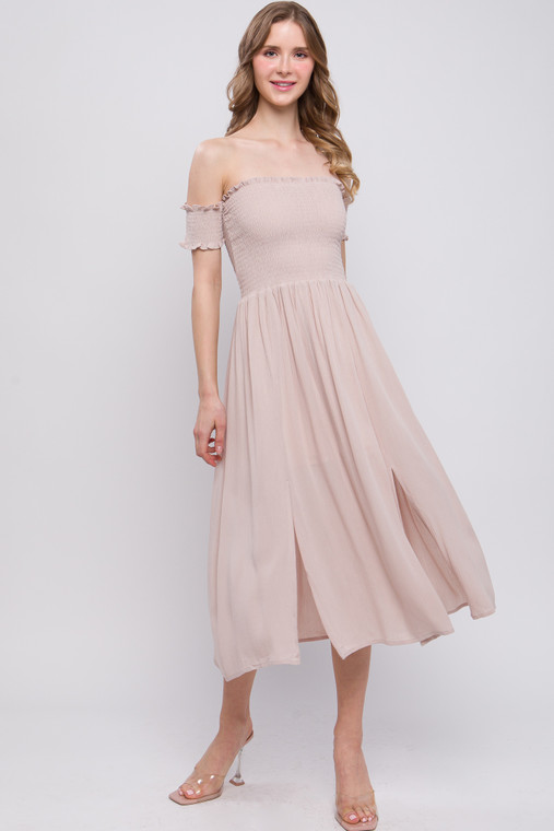 Flowy Off The Shoulder Dress-42367 Flowy Off The Shoulder Dress-42367