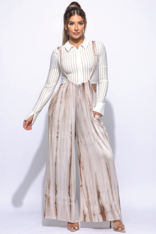 Drawstring Baggy Jumpsuit-44643