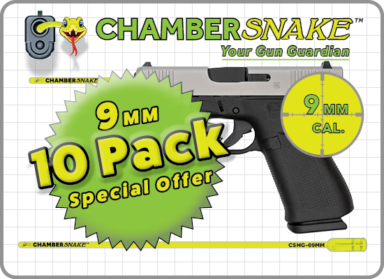 ChamberSnake for 9mm - 10 Pack