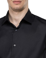 muška košulja slim fit crna