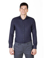 Muška slim fit košulja teget plava
