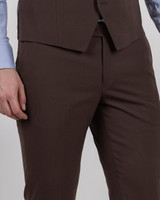 Muško elegantno odijelo sa prslukom braon boje Barbosa