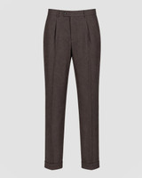 Barbosa muške Regular Fit pantalone smeđe boje