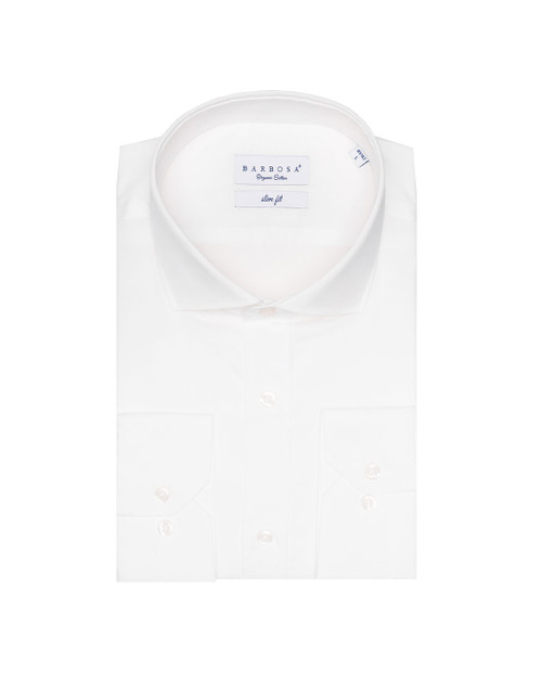 muška slim fit weba košulja bijele boje