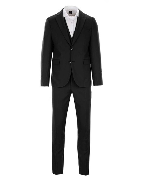 Muško crno elegantno odijelo set 4821 Barbosa