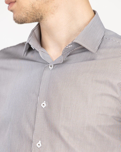 Pamučna Slim Fit košulja - na uske pruge
