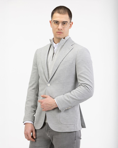muški casual sako regular fit sive boje