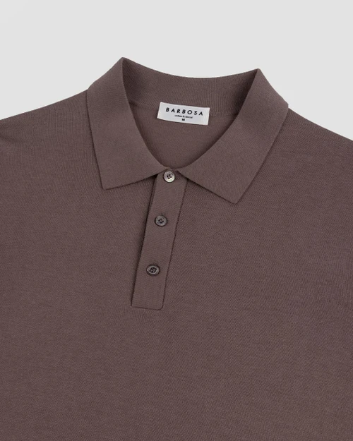 Braon muška polo majica Regular Fit