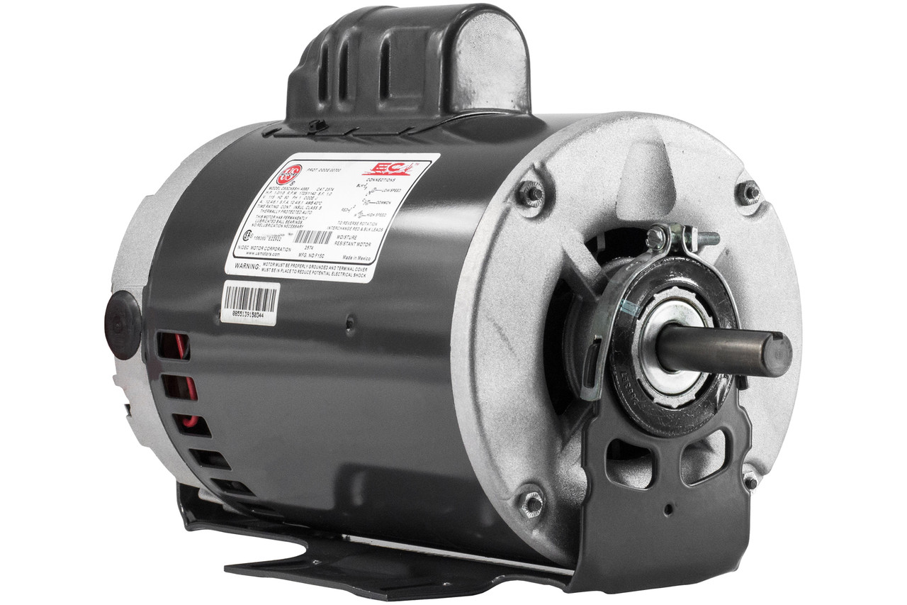 2574 Nidec | 1 hp 1725/1140 RPM 2-Speed 115V; 6.5