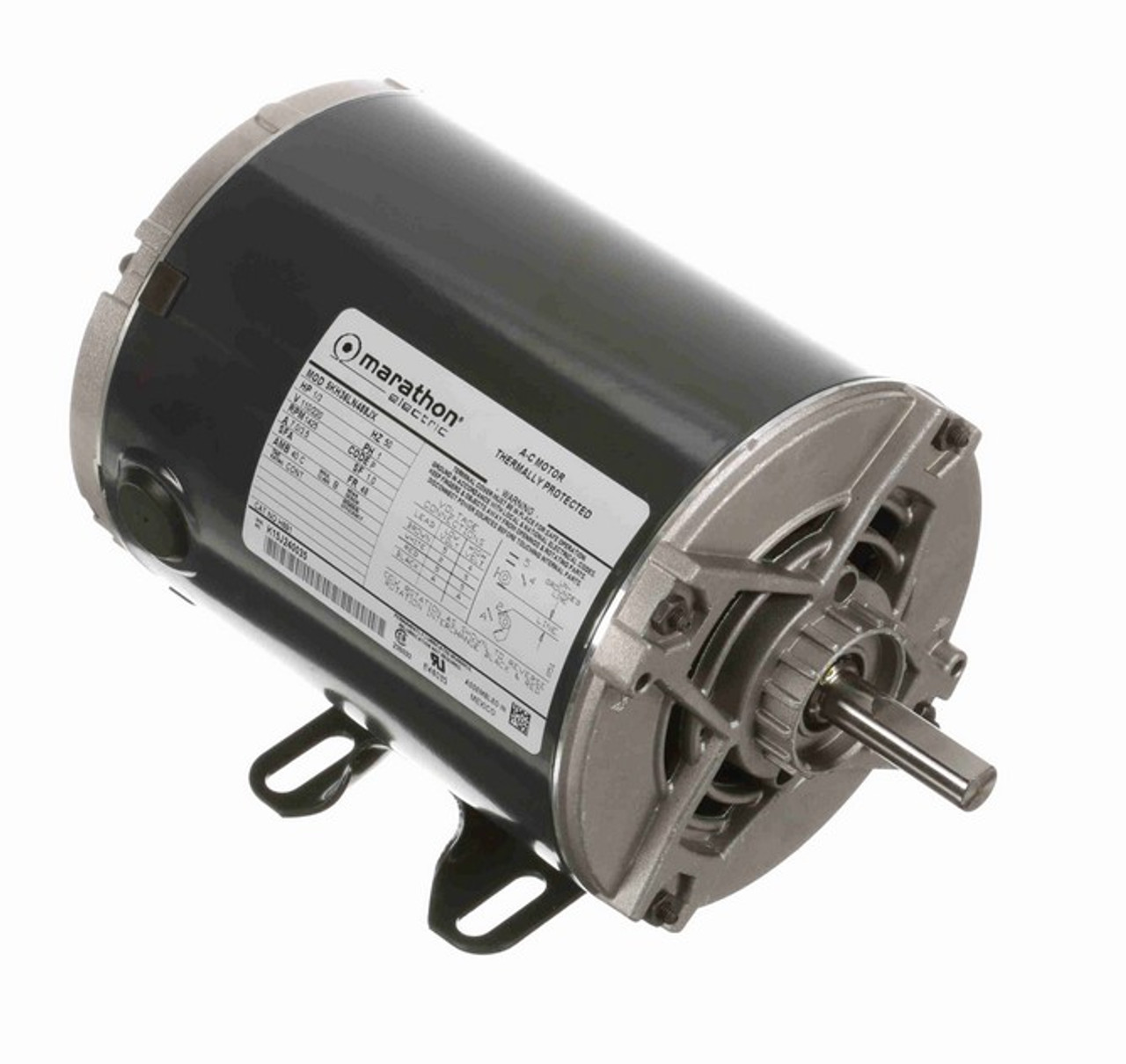 1 3 Hp 1500 Rpm 48 Frame 110 220v Open Drip Marathon Electric