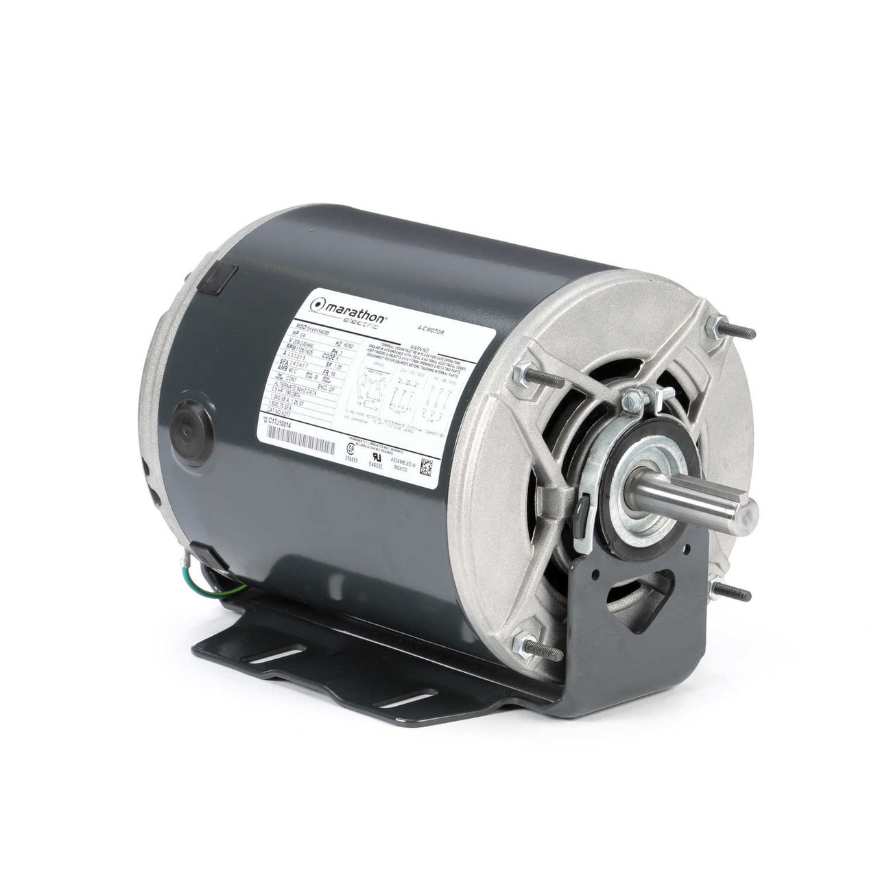 K277 Marathon 3/4 hp 3 phase 1800 RPM 56 Frame 208-230/460V ODP