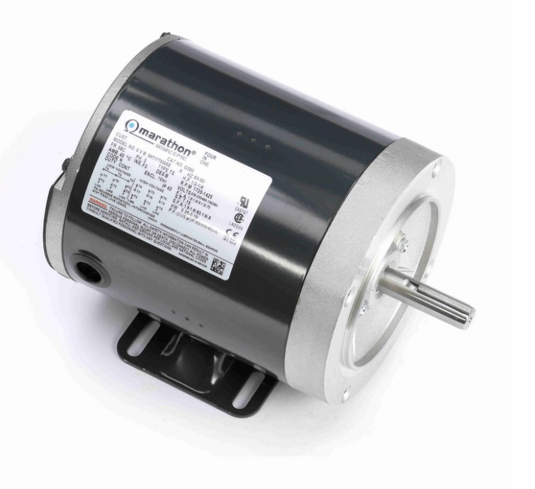 G580 Marathon 1/3 hp 1800 RPM 3-Phase 56C Frame TENV (base) 208