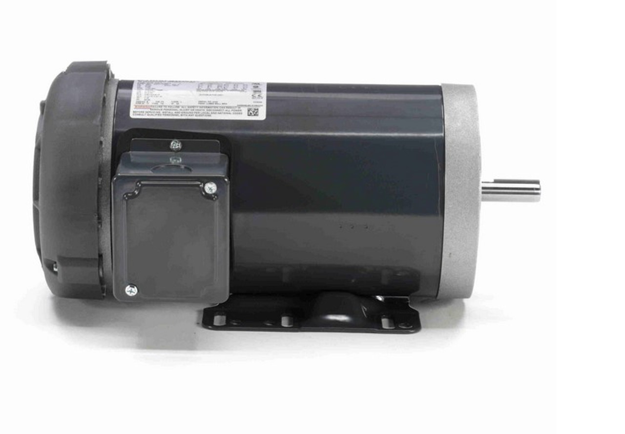 K701A Marathon 1 hp 1200 RPM 3-Phase 56C Frame TEFC (base) 208-230/460V  Marathon