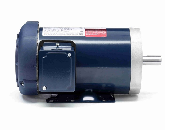 GT1201 Marathon 1 hp 1800 RPM 3-Phase 143TC Frame TEFC (rigid base