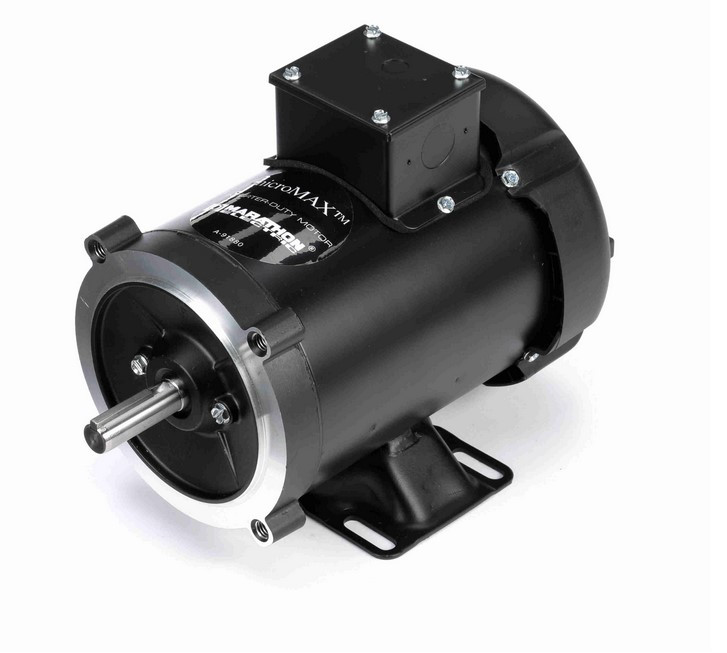 Y362 Marathon 3/4 hp 1800 RPM 3-Phase 56C Frame TEFC (rigid base