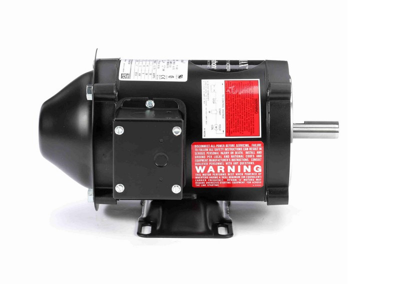 Y592 Marathon 1/4 hp 1800 RPM 3-Phase 56C Frame TENV (rigid base